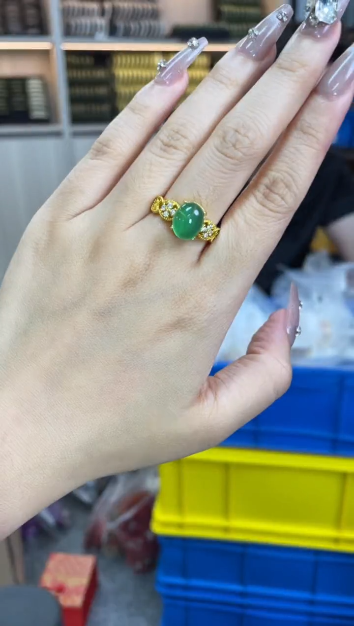 玛瑙/玉髓`未镶嵌多样性发一件