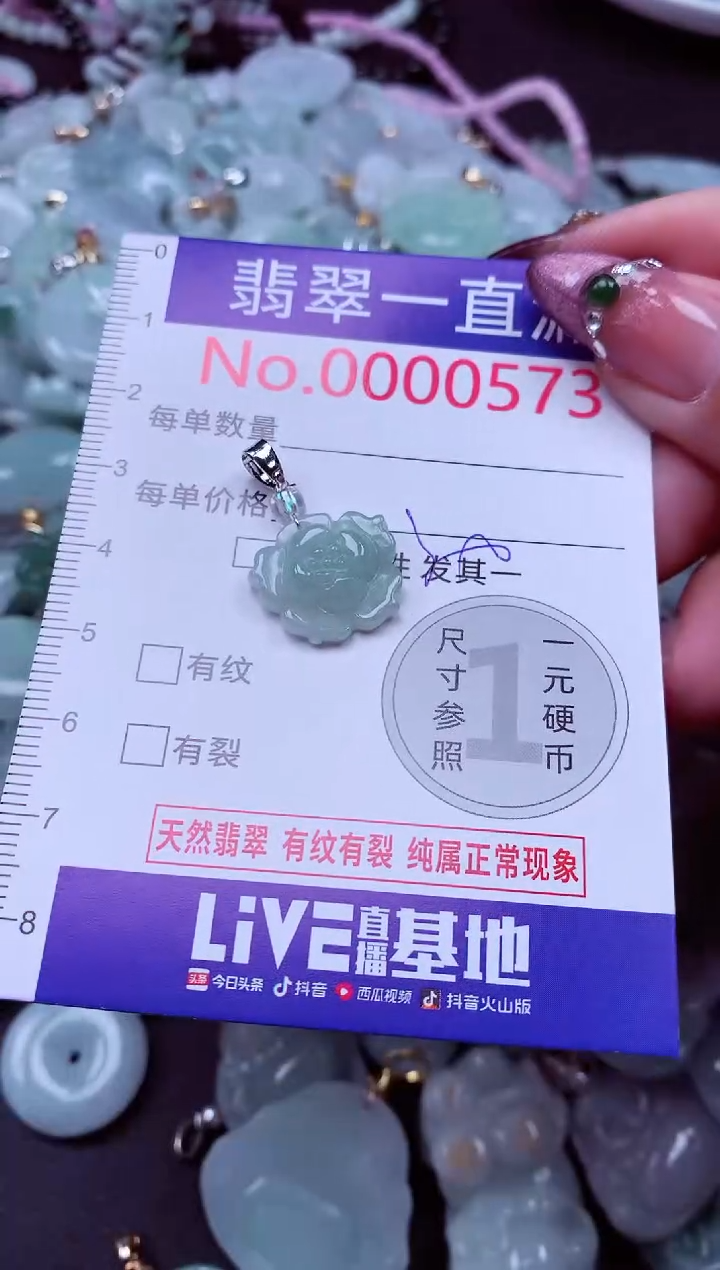 颈饰未镶嵌翡翠573