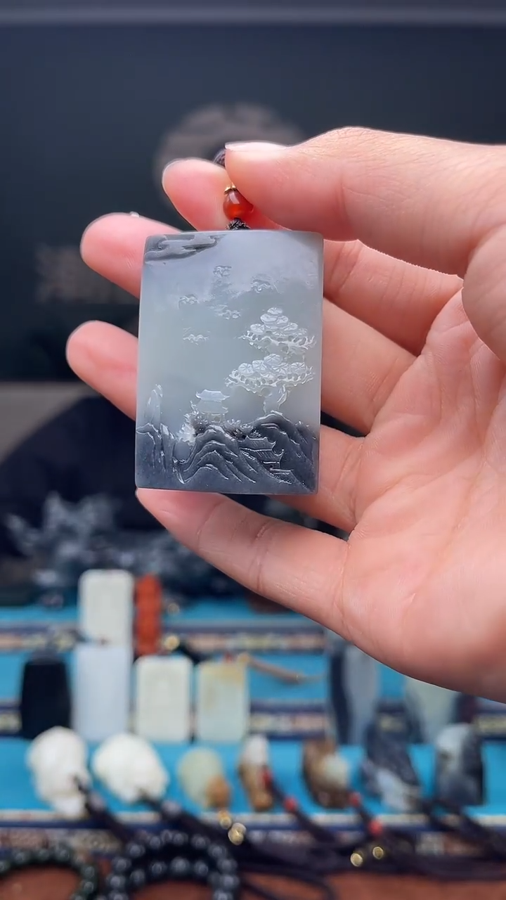 未镶嵌和田玉挂件1