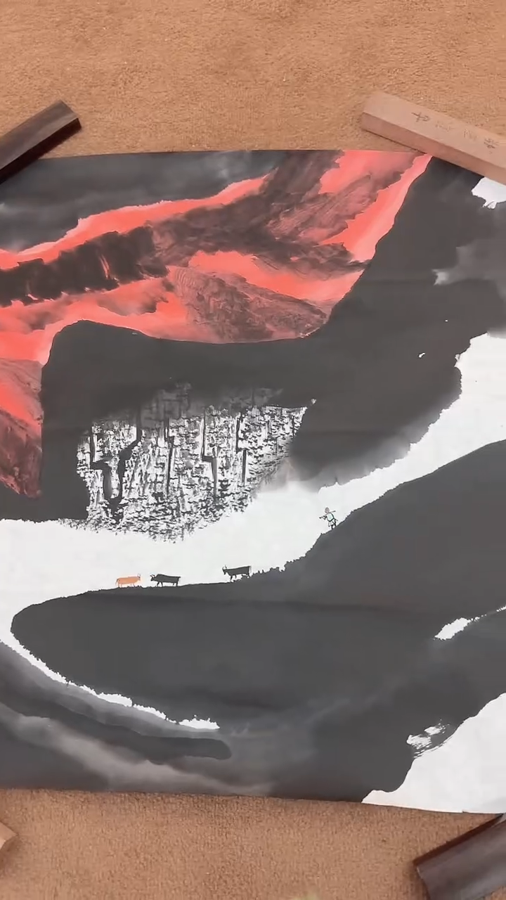 书法12-23-11贾老师4平尺国画作品