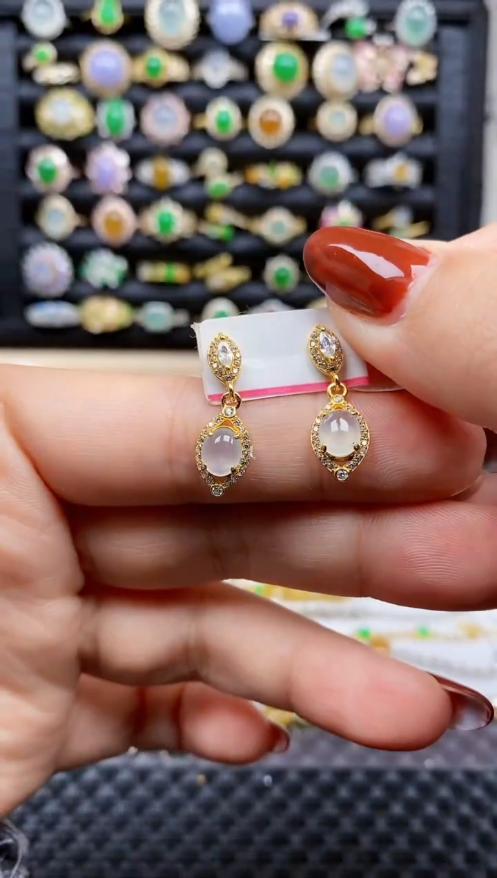 银S925镶嵌戒指翡翠189