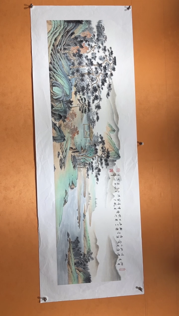 国画刘金玉教授亲笔手绘