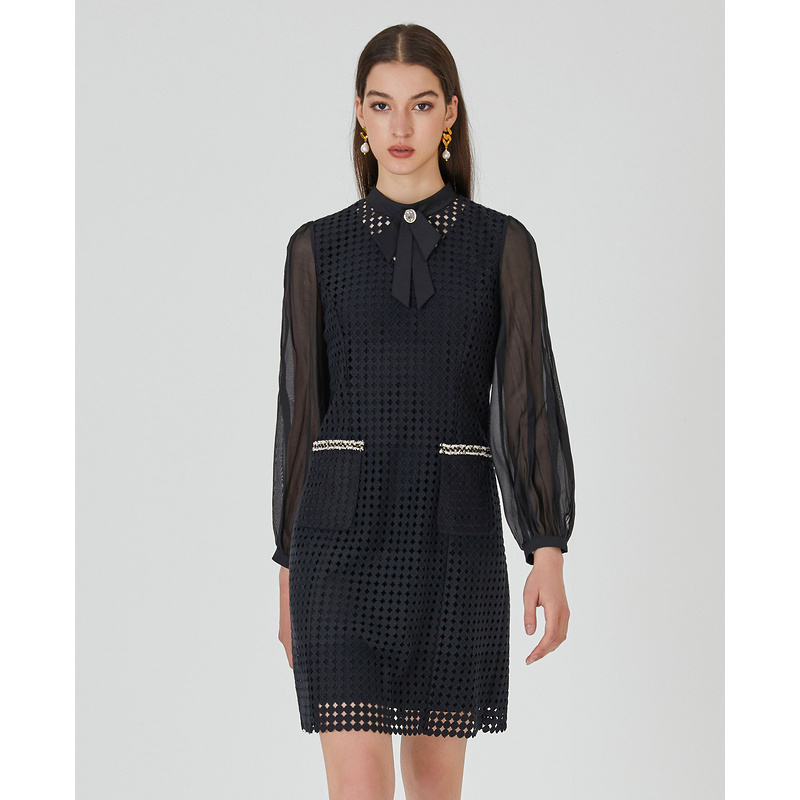 【尚雅】莱芙艾迪儿中长袖连衣裙1E3L94170