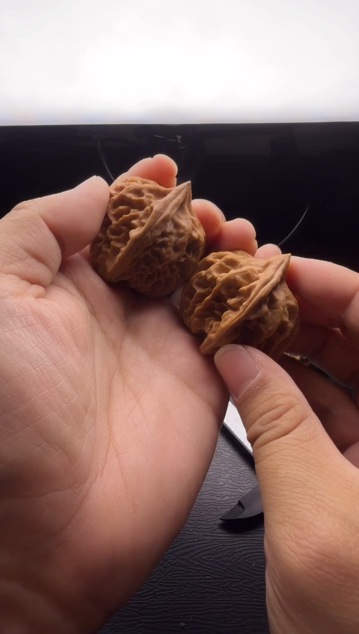 吊坠文玩核桃41尺全品龙门涧