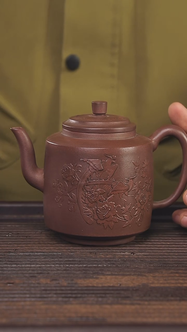 【闪购商品】紫砂茶壶300cc顾氏手工紫砂