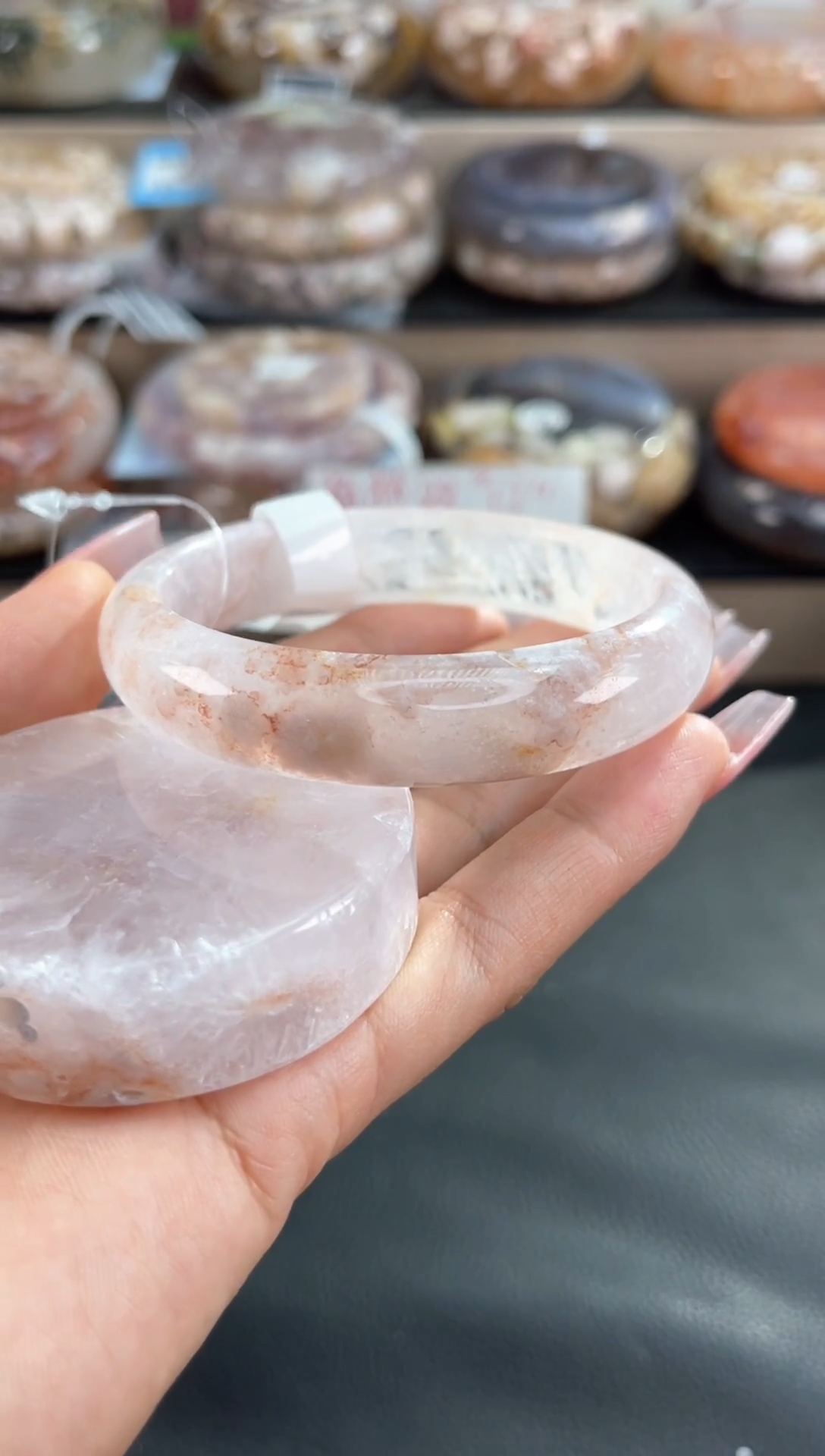 未镶嵌手镯石英质玉57