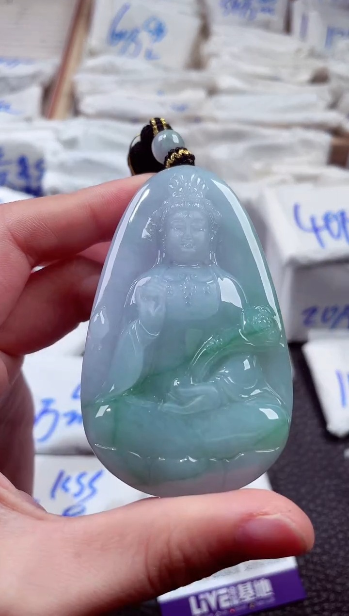 翡翠未镶嵌颈饰00008459素衣