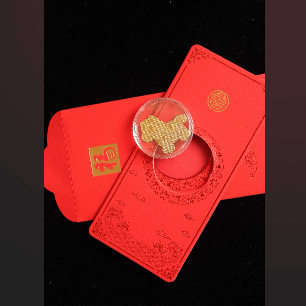 含金工艺品小马过新年  含金制品