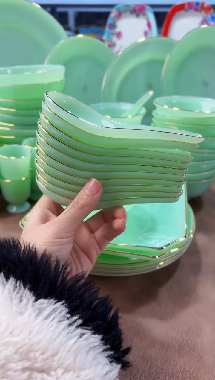 玉瓷勺子10个景德镇餐具    