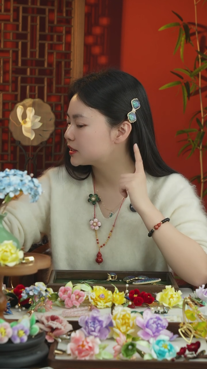 刺绣闪购纯手工非遗国风饰品