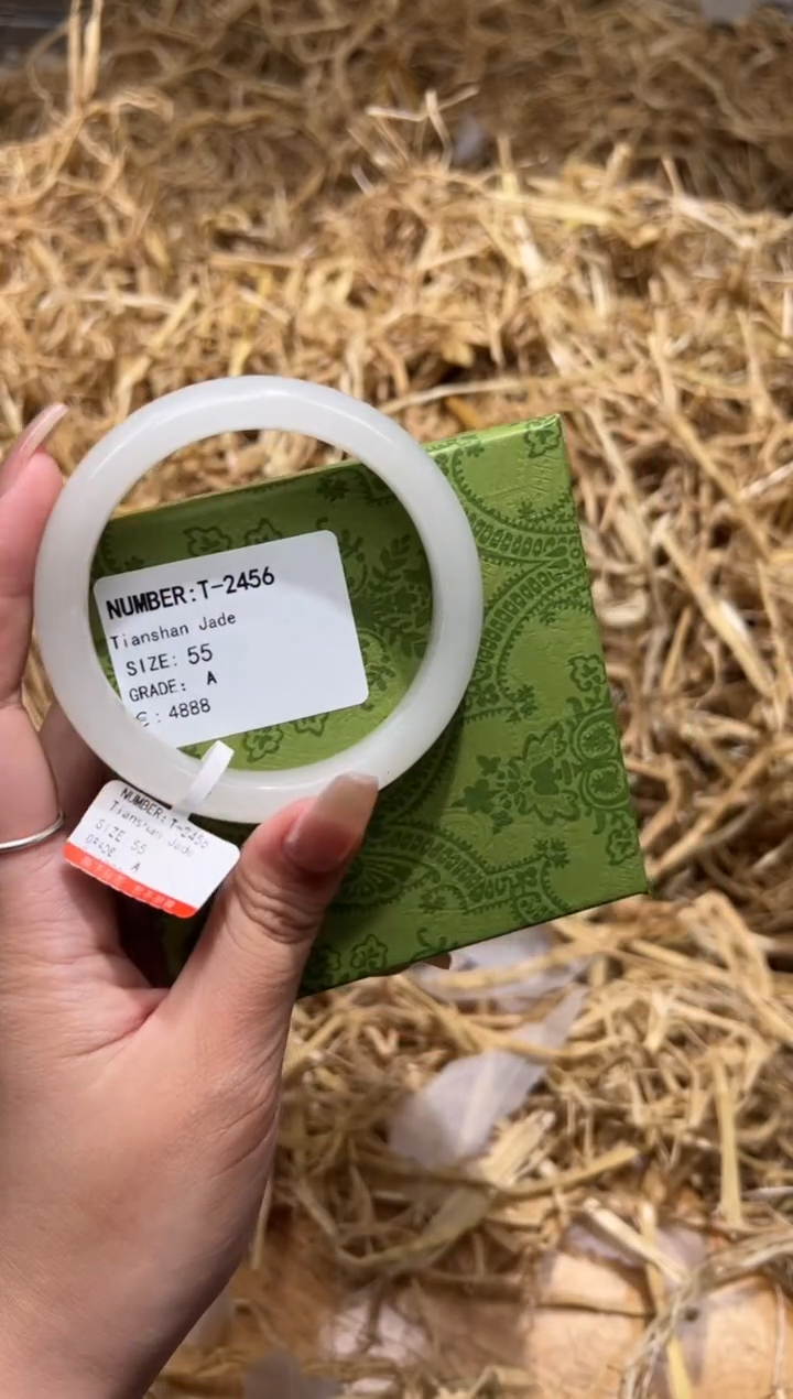 未镶嵌手镯石英质玉T2456LV