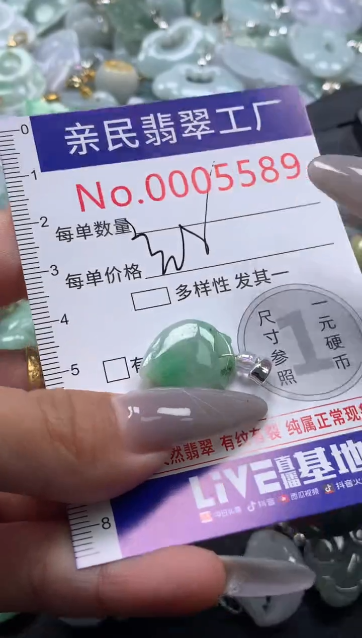 颈饰未镶嵌翡翠5589