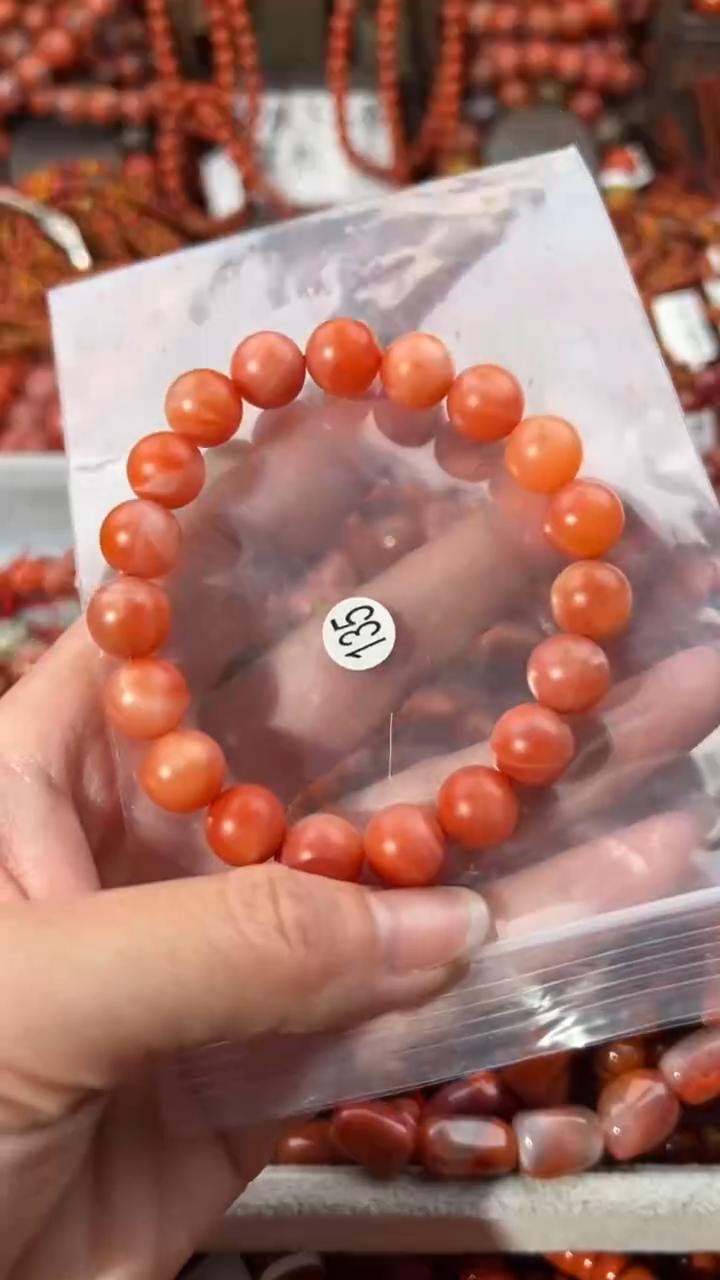 南红玛瑙未镶嵌手串10+