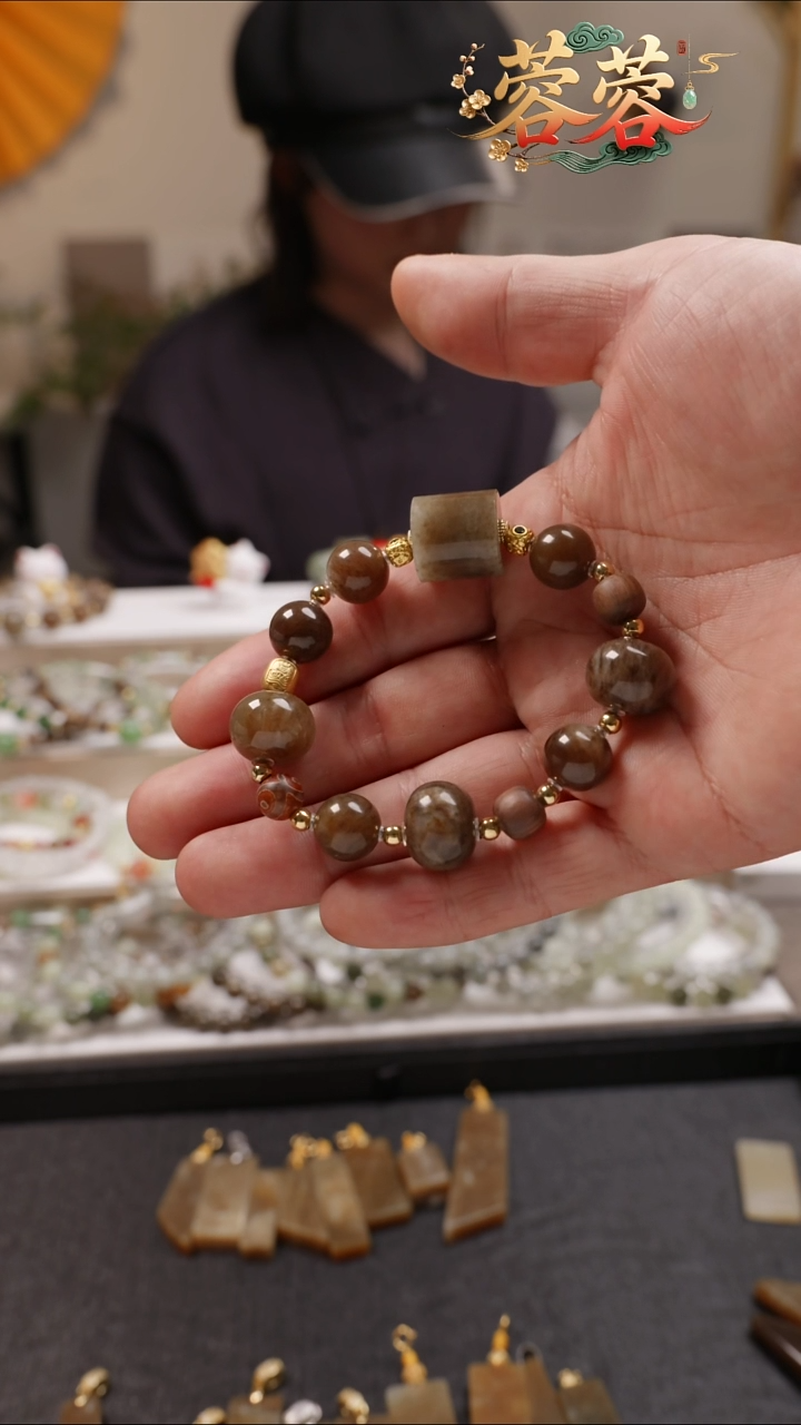 未镶嵌手串和田玉（糖玉）手串168