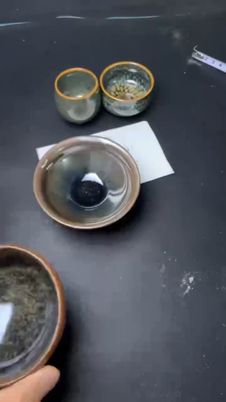 【闪购商品】茶盏建窑建盏微瑕三只8