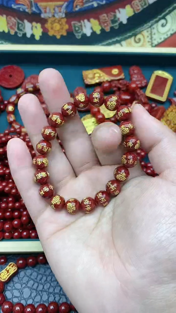 【闪购商品】玛瑙/玉髓新款合金晶体啊mi圆珠手链