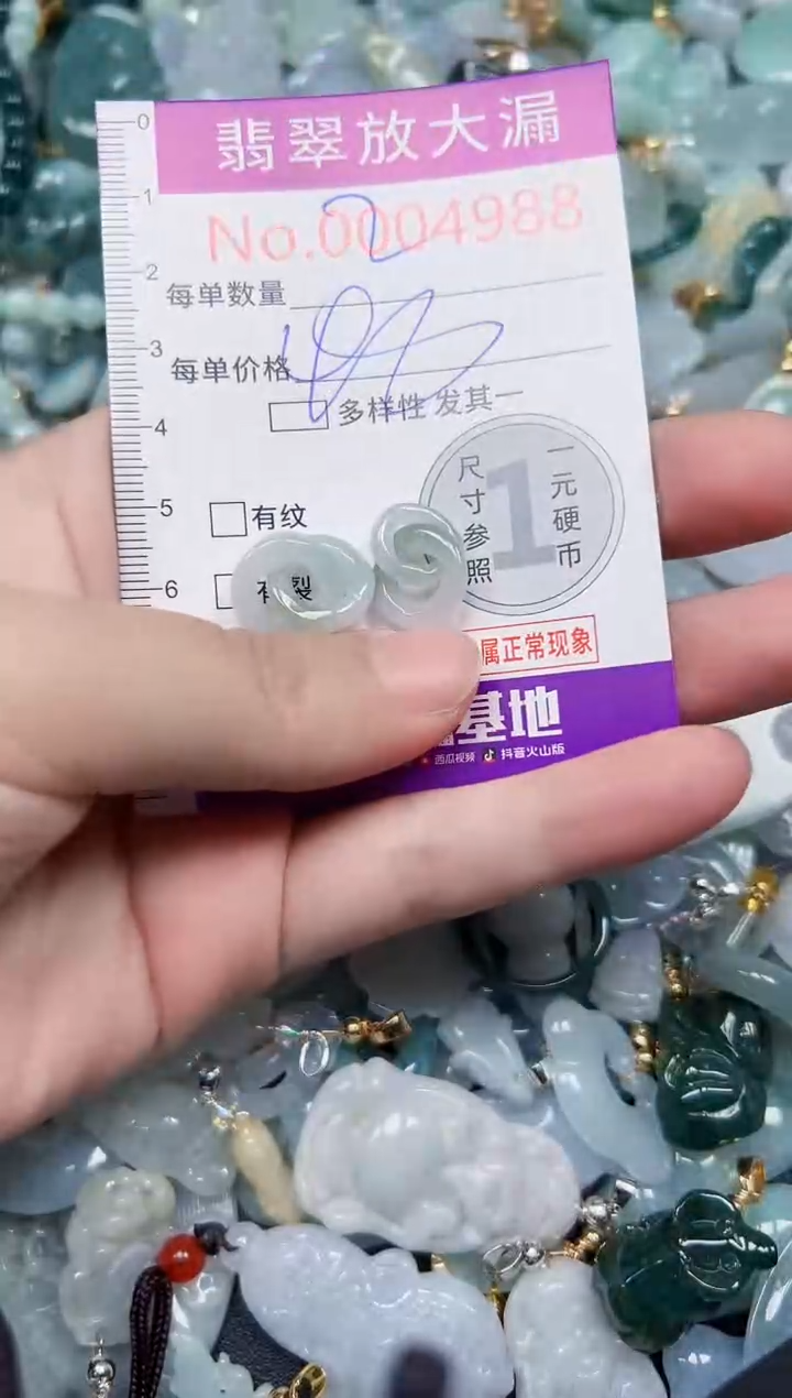 颈饰未镶嵌翡翠4988