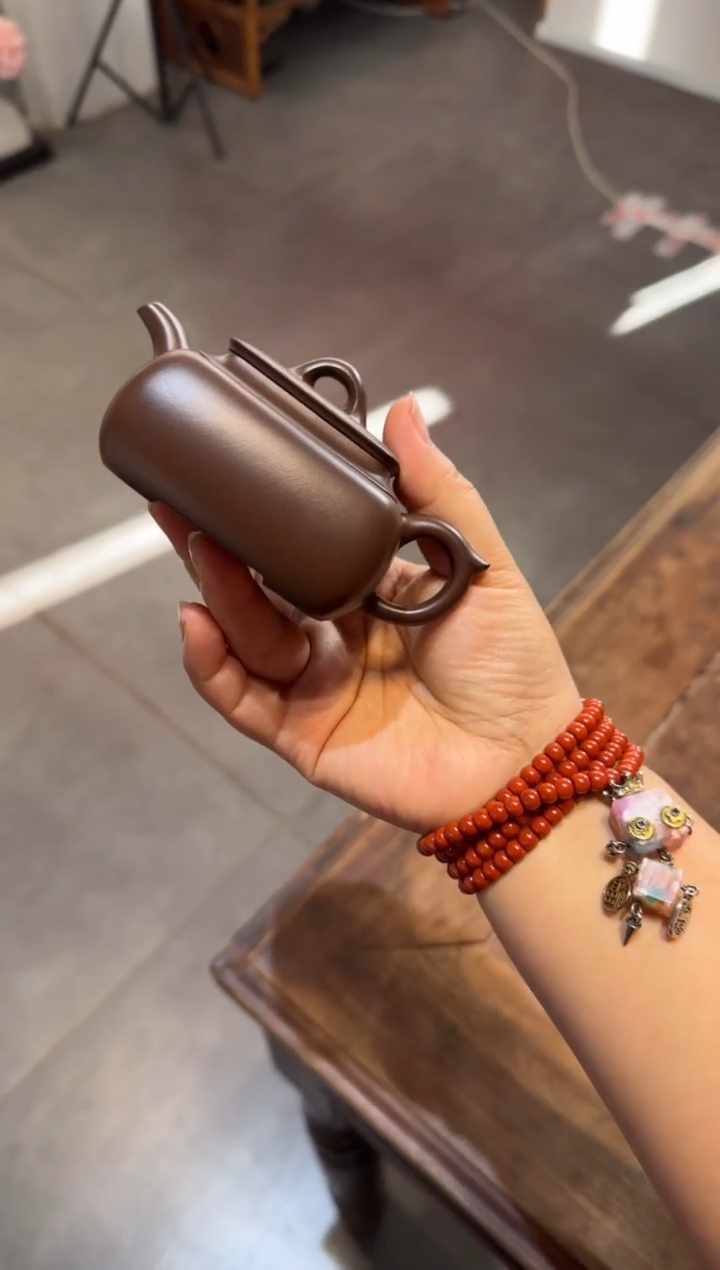 茶壶紫砂深*吸长四方 紫砂壶