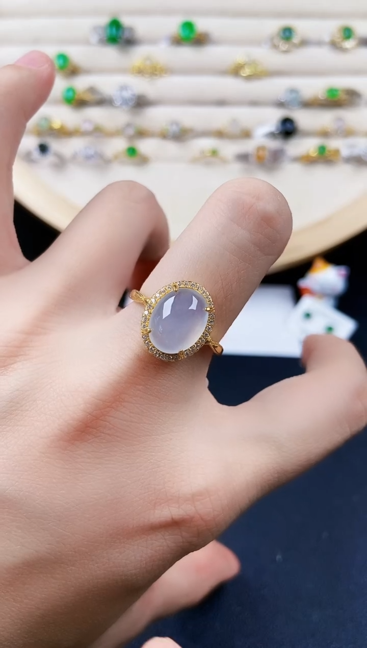 翡翠戒指银S925镶嵌41654646