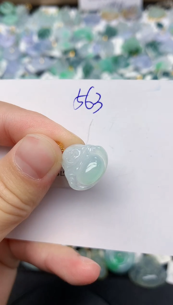 翡翠未镶嵌颈饰天然缅甸A货翡翠百元以上9元证书费自理