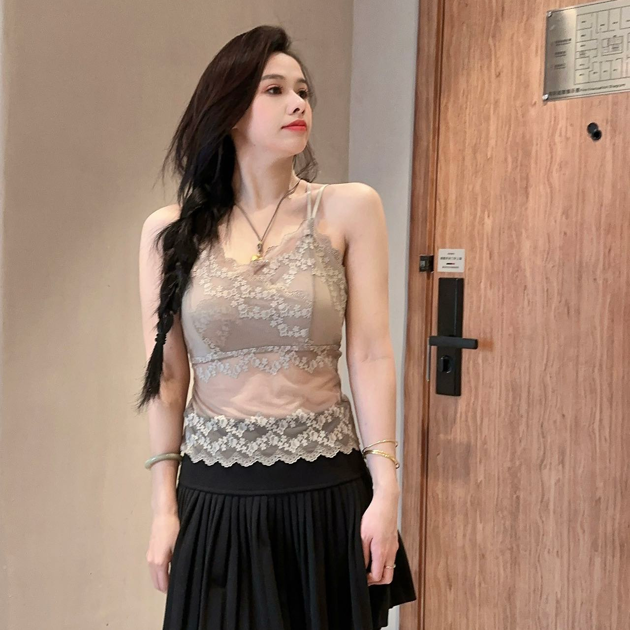 2506#春夏•蝴蝶美背吊带背心