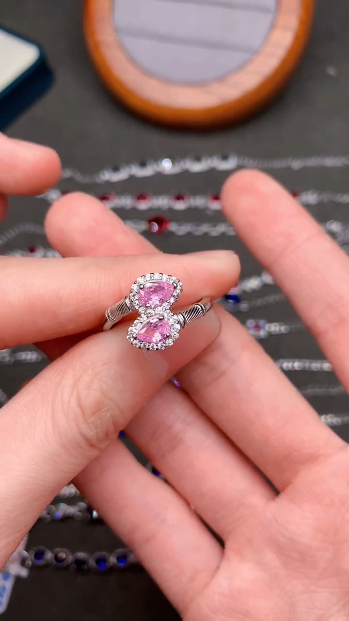 【闪购商品】碧玺戒指银S925镶嵌.....