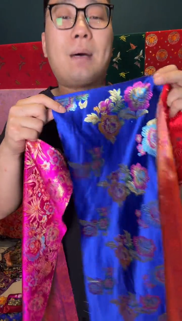 混纺3块碎布条4号布头