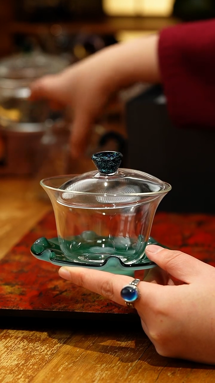 【闪购商品】禾器/禾玉盖碗/幻彩蓝玉