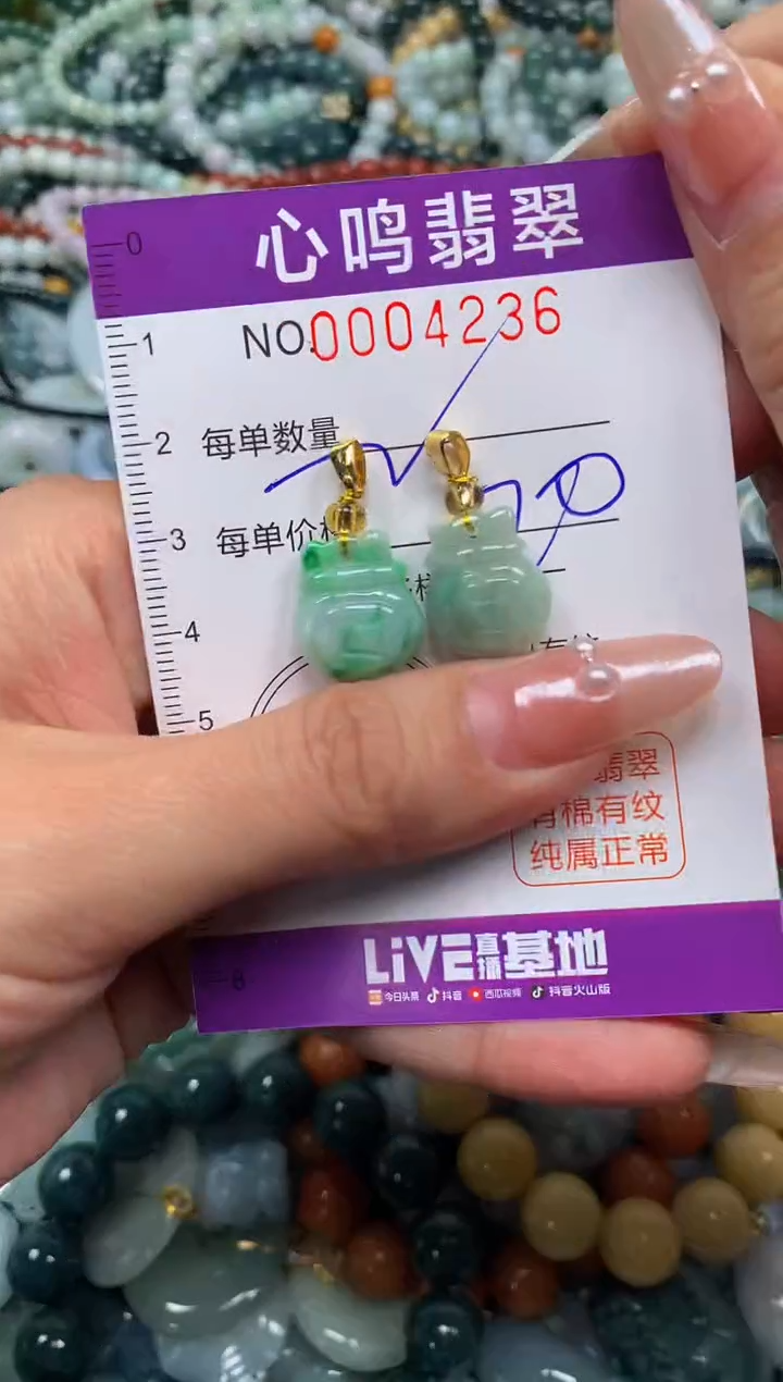 颈饰未镶嵌翡翠闪购004236