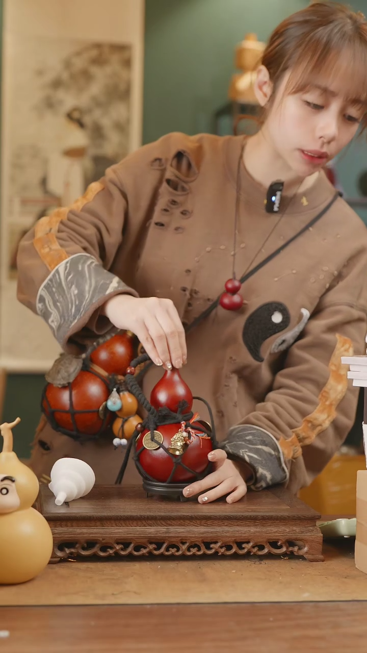 【闪购商品】230号精品天然大漆工艺防渗内胆酒葫芦~
