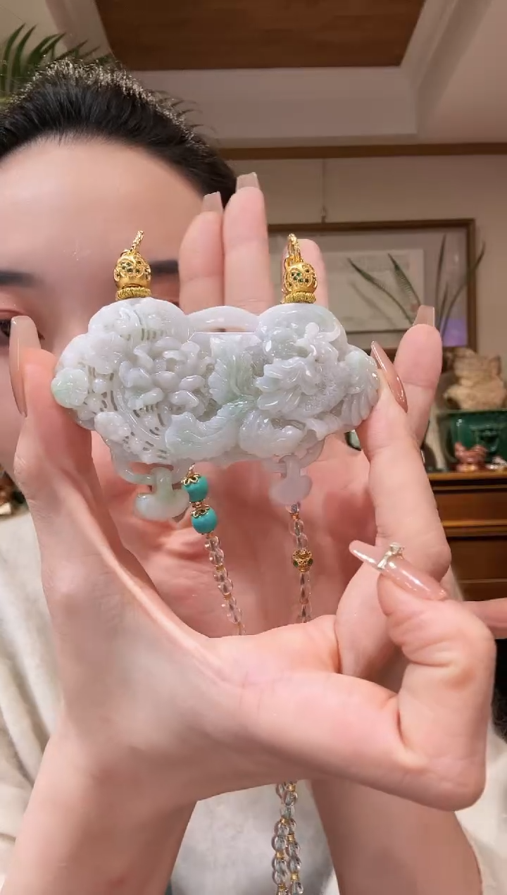 【闪购商品】翡翠颈饰未镶嵌国风