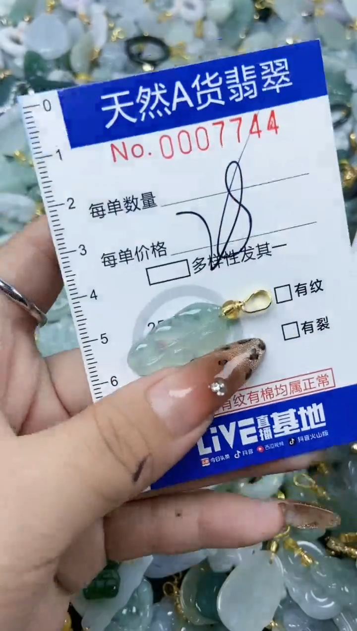 【闪购商品】翡翠颈饰未镶嵌天然A货翡翠