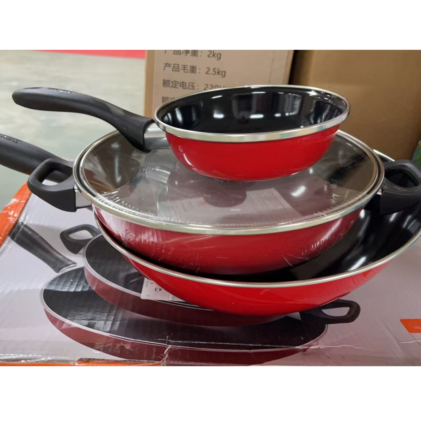 【开仓大吉】锅具三件套 随机颜色