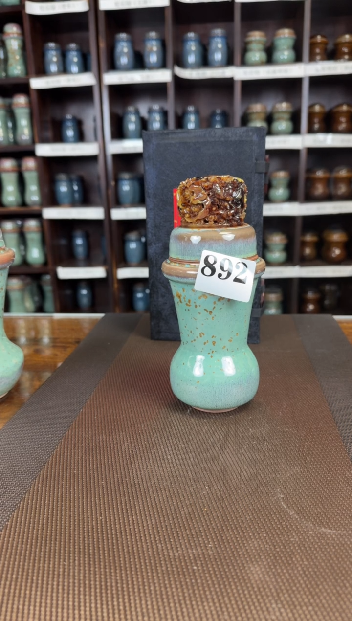 【闪购商品】松石绿  签筒子  一只     892