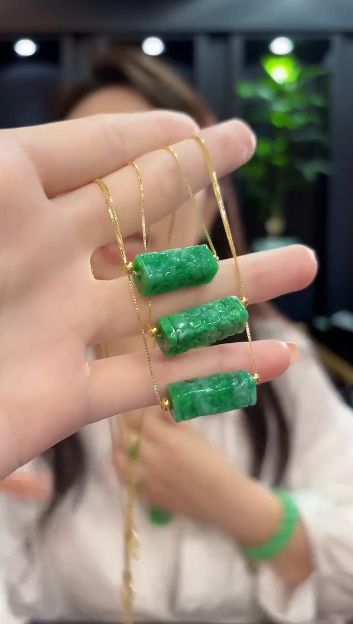 颈饰未镶嵌翡翠缅甸A货/多样性发货/一件