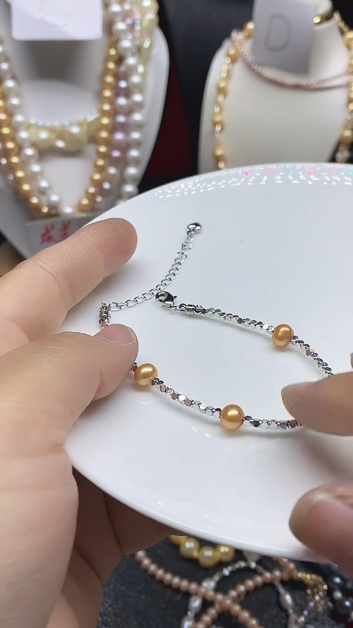 淡水珍珠手链未镶嵌多人