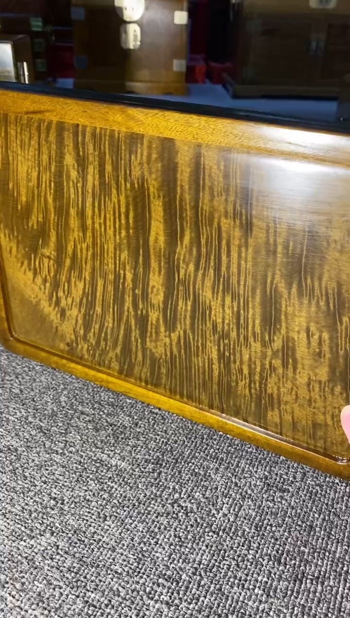【闪购商品】金丝楠木艺阴沉文承盘F18