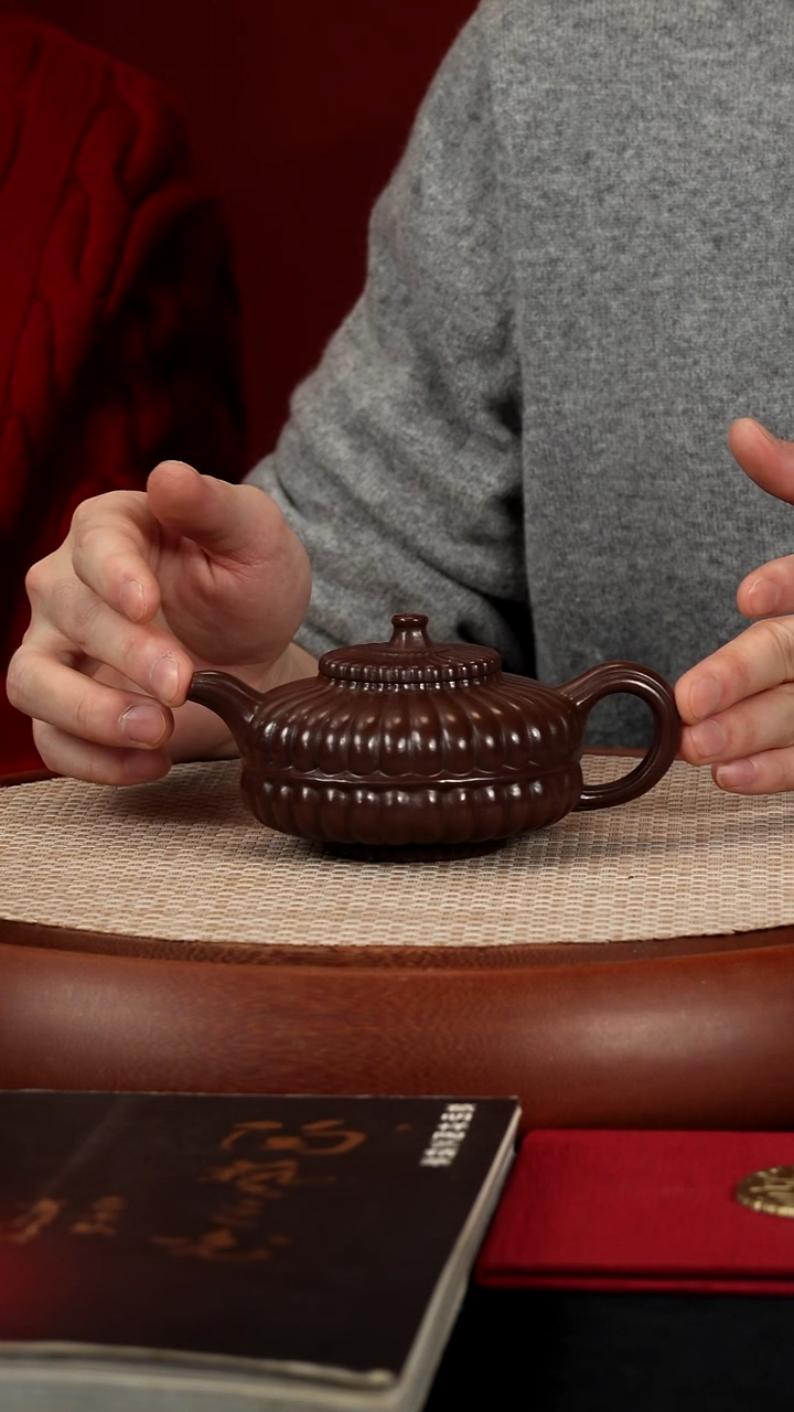 茶壶紫砂【k036】合菊宜兴紫砂BJZ