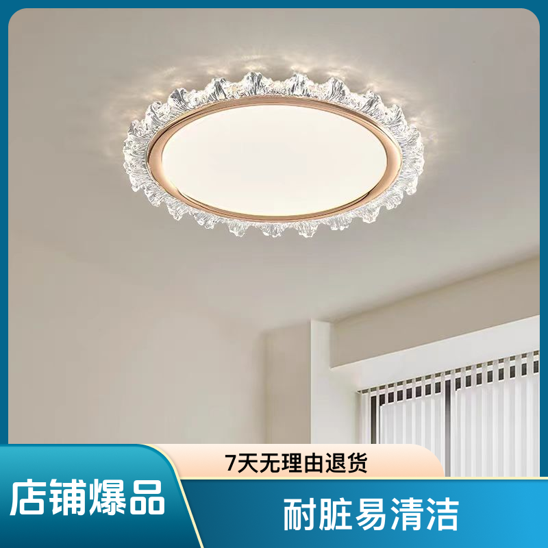 1996中山LED卧室吸顶灯主卧室圆形灯饰书房餐厅客厅卧室吸顶灯