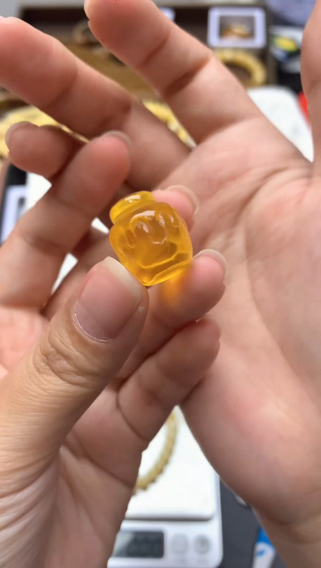 【闪购商品】琥珀珠宝奇石未镶嵌069琥珀蜜蜡 花粉