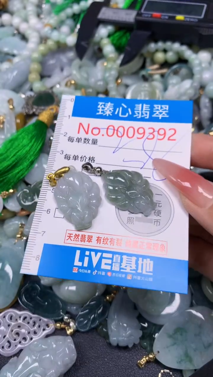 【闪购商品】翡翠颈饰未镶嵌含绳0009392