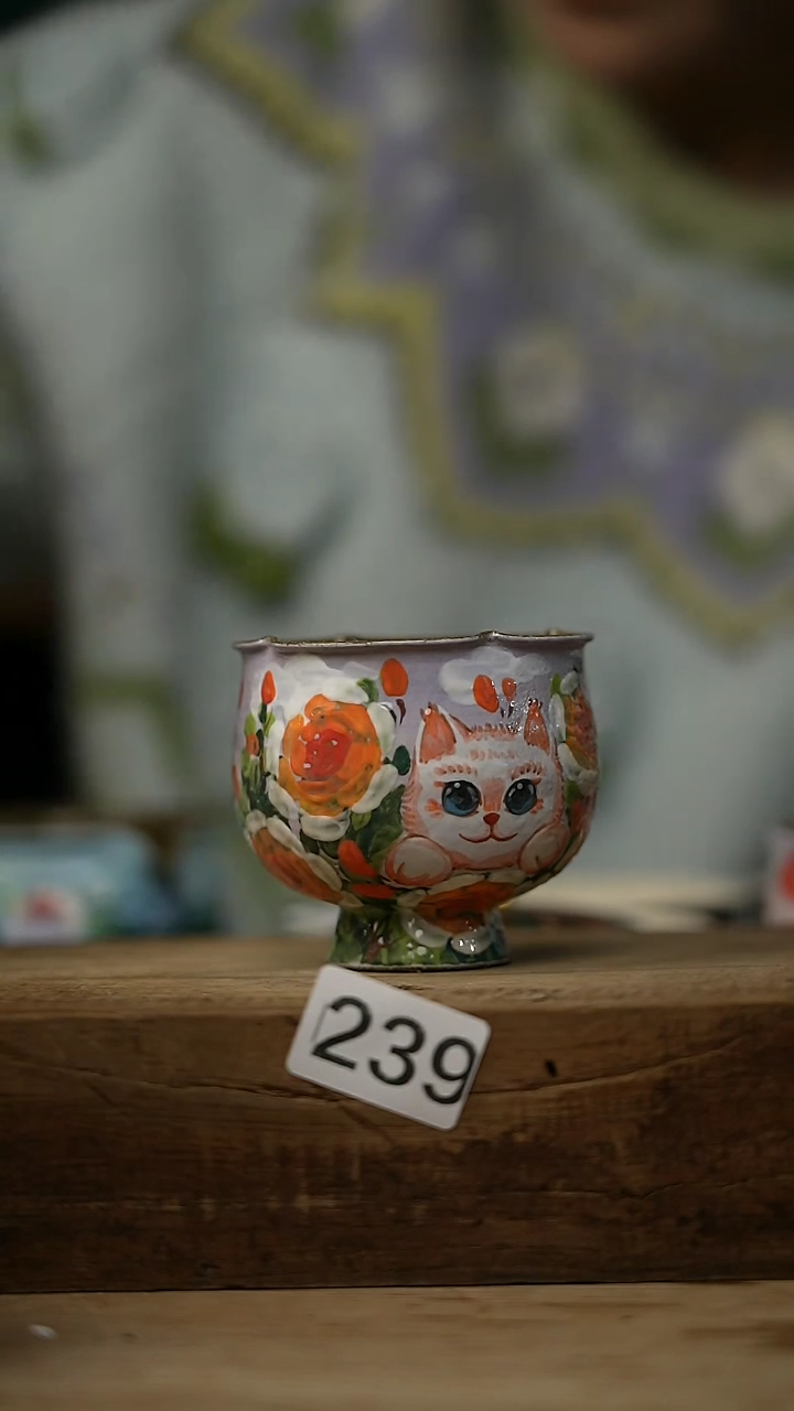 【闪购商品】瓷片油画风·彩绘·设计师石一款