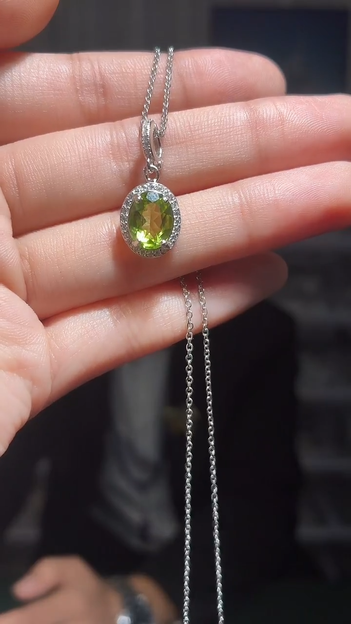 银S925镶嵌其他橄榄石（扎德严选）