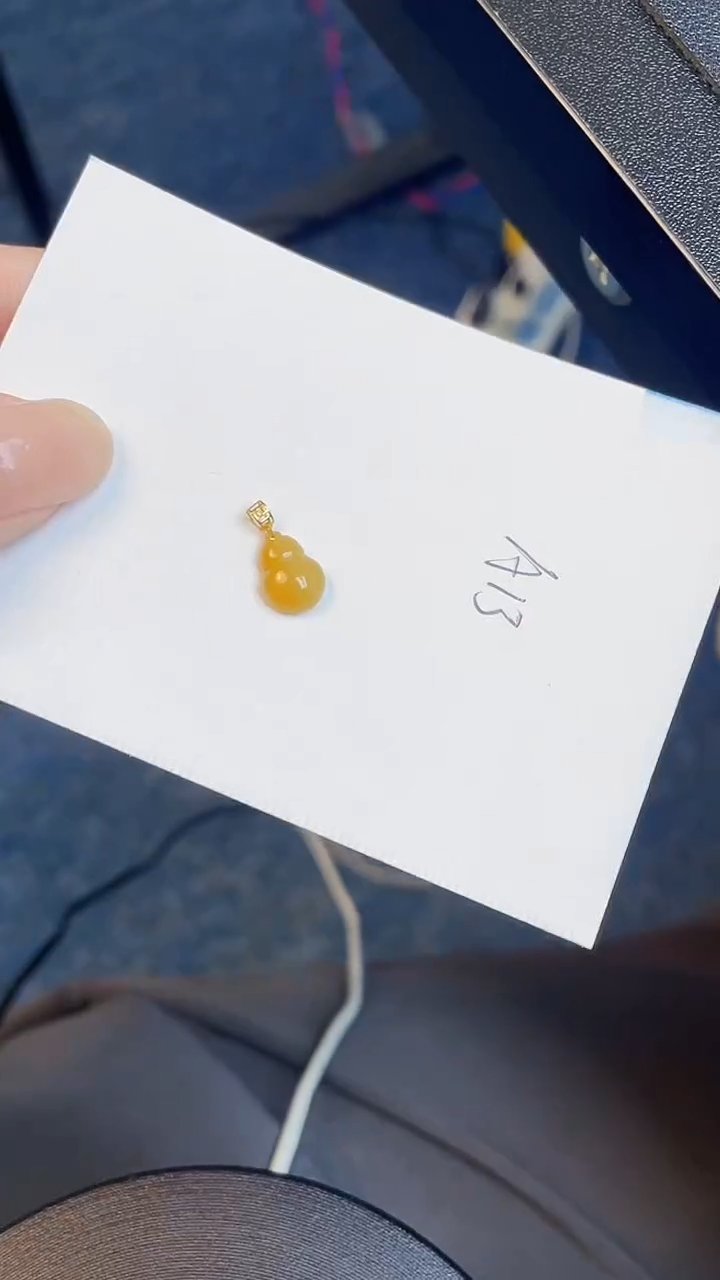 【闪购商品】翡翠颈饰18K金镶嵌00000000