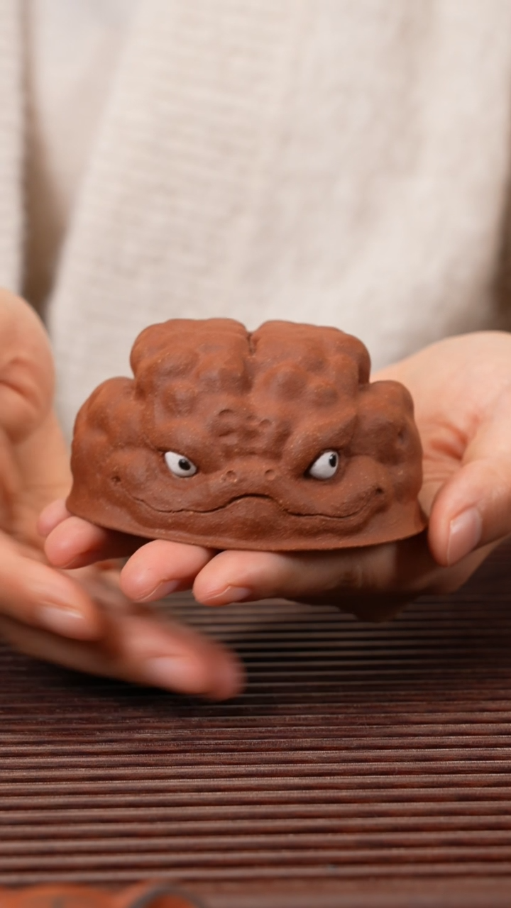 【闪购商品】紫砂茶宠核桃主人杯