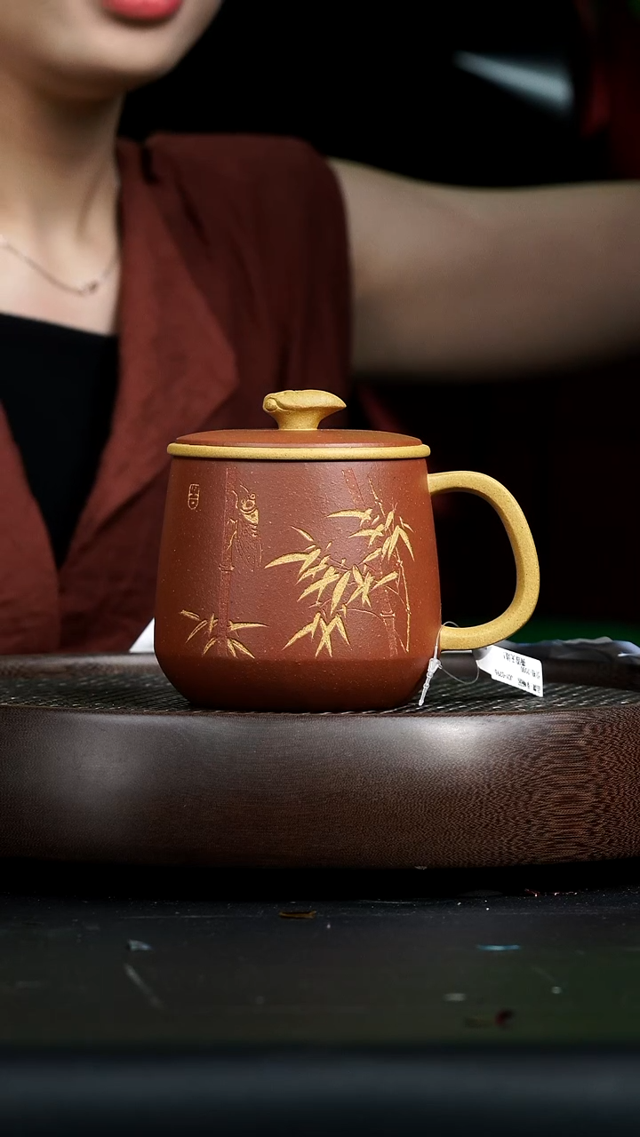 茶壶紫砂0629生日场午直播季畅园知足常乐粉浆盖杯