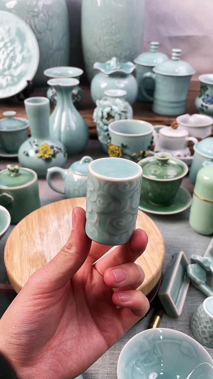 【闪购商品】特价 微瑕 慧仙青瓷