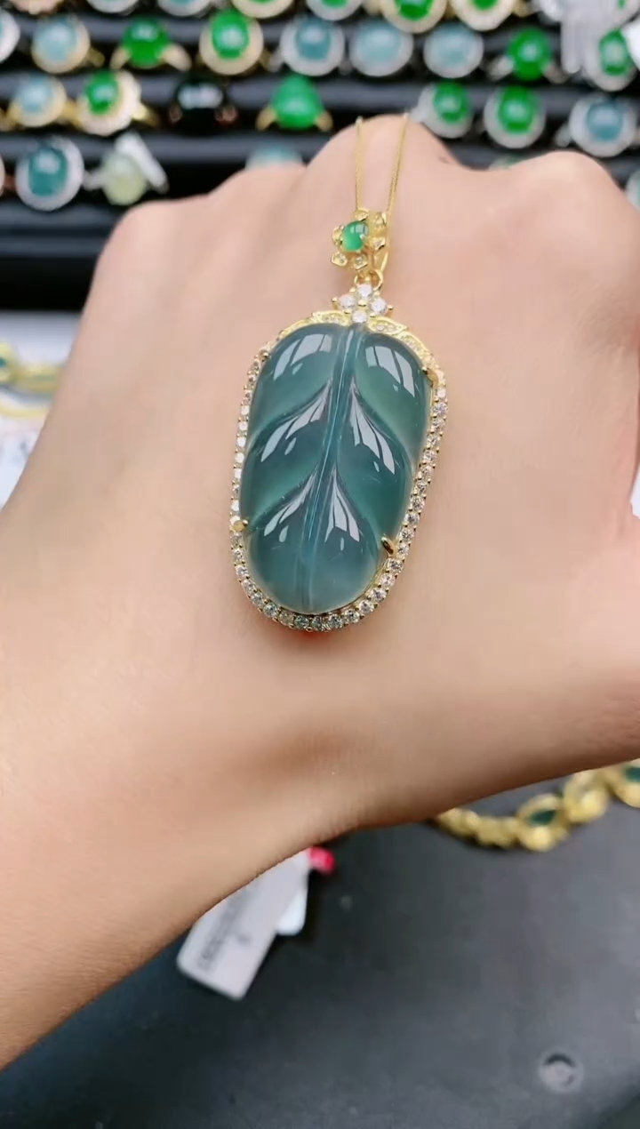 翡翠戒指银S925镶嵌11111