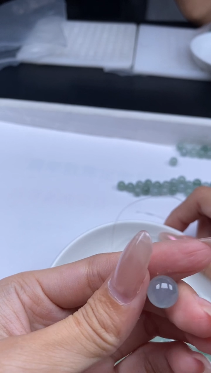 翡翠未镶嵌颈饰贞城散珠批发DIY编制