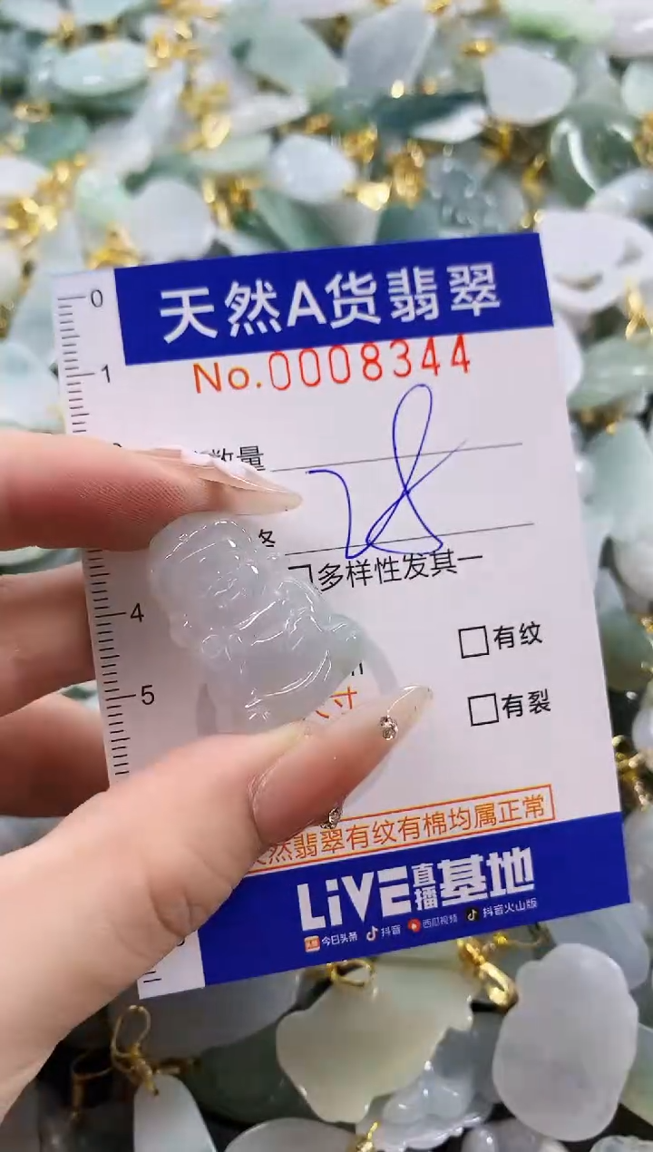 颈饰未镶嵌翡翠天然A货翡翠